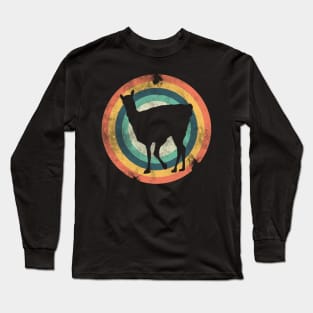 Vintage Llama Long Sleeve T-Shirt